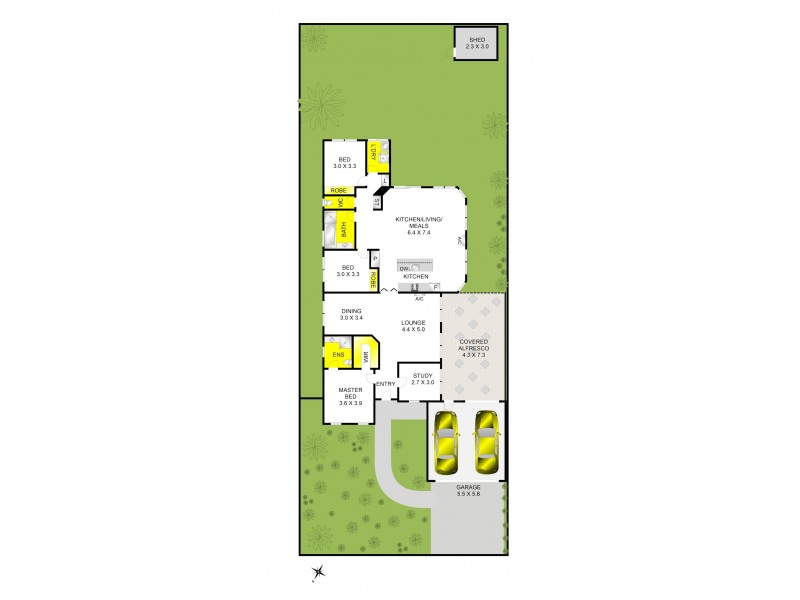 6 Kalimna Court, Clifton Springs VIC 3222 Floorplan