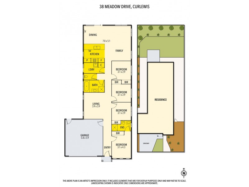 38 Meadow Drive, Curlewis VIC 3222 Floorplan