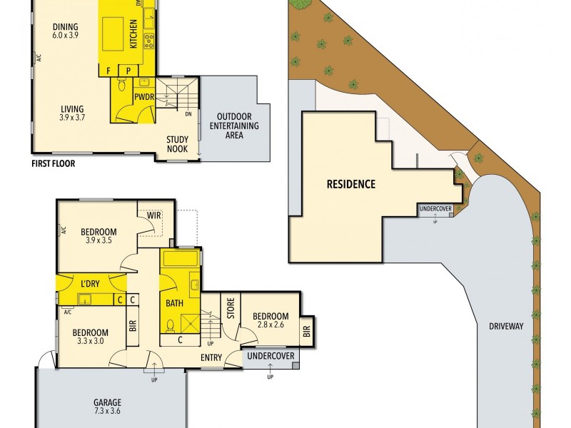 2/13 Gregory Court, Indented Head VIC 3223 Floorplan