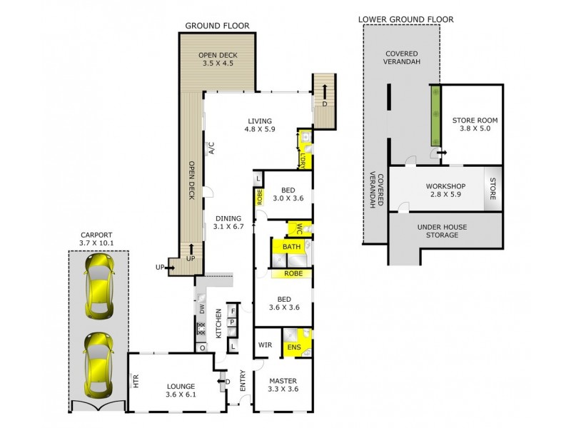 5 Dandarriga Drive, Clifton Springs VIC 3222 Floorplan