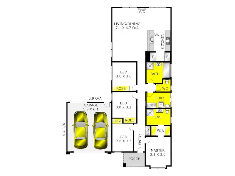 53 Central Road, Clifton Springs VIC 3222 Floorplan