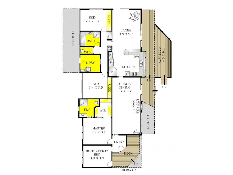 8 Clifton Street, Clifton Springs VIC 3222 Floorplan
