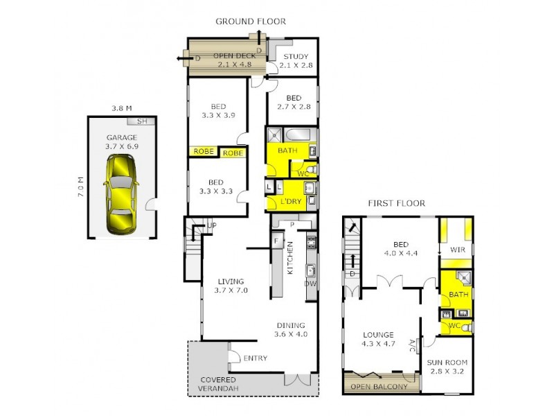 45 Edge Water Drive, Clifton Springs VIC 3222 Floorplan