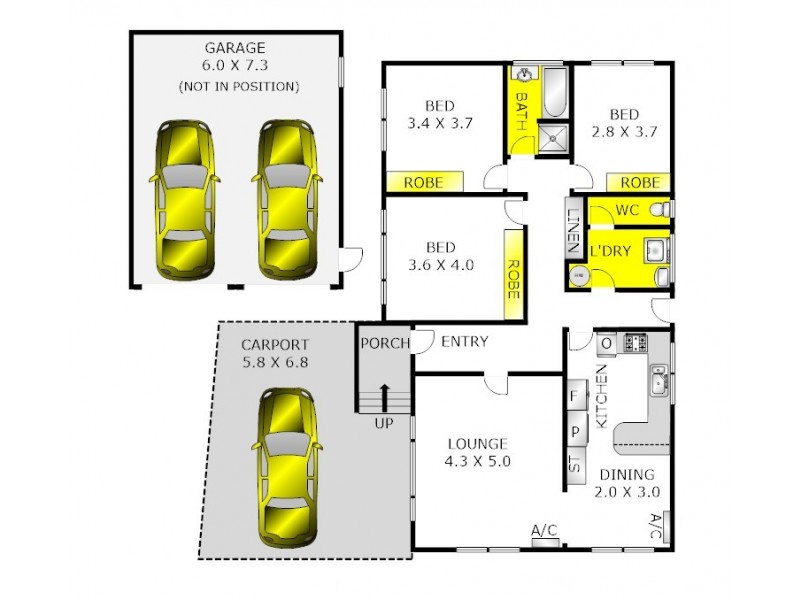 53 Dundundra Drive, Clifton Springs VIC 3222 Floorplan