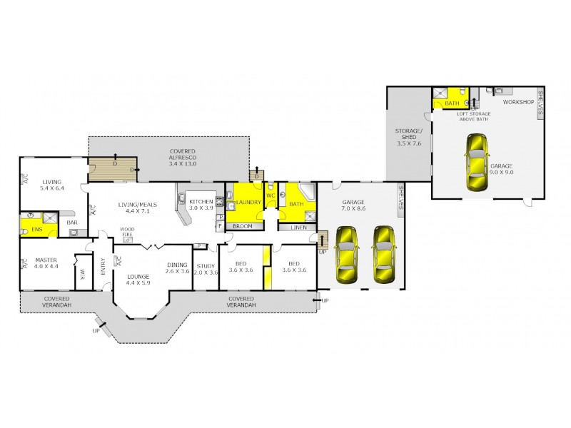 1 Peppermint Grove, Drysdale VIC 3222 Floorplan