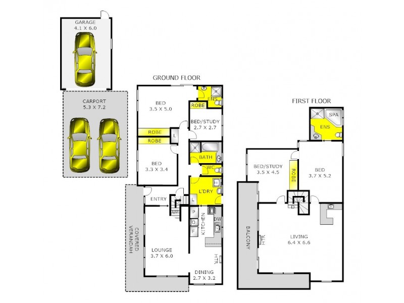 77 Yarramundi Drive, Clifton Springs VIC 3222 Floorplan