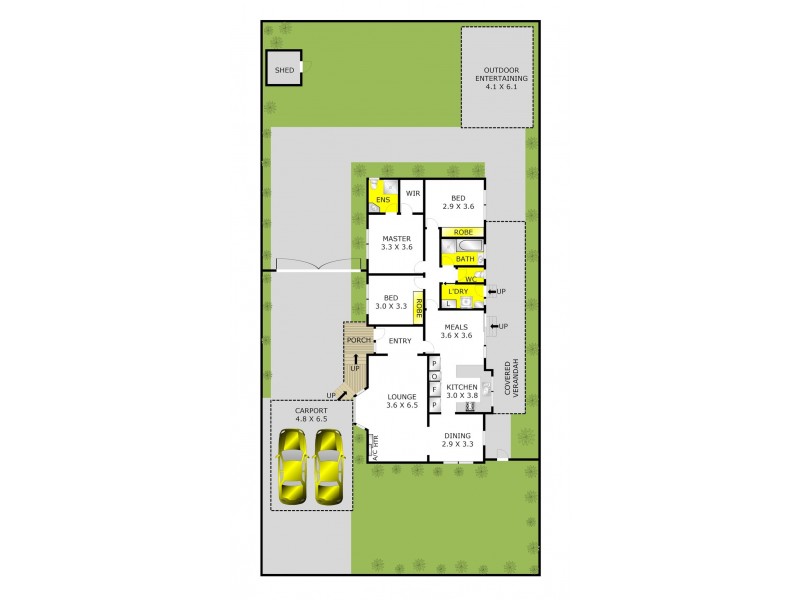 7 Almerta Avenue, Clifton Springs VIC 3222 Floorplan