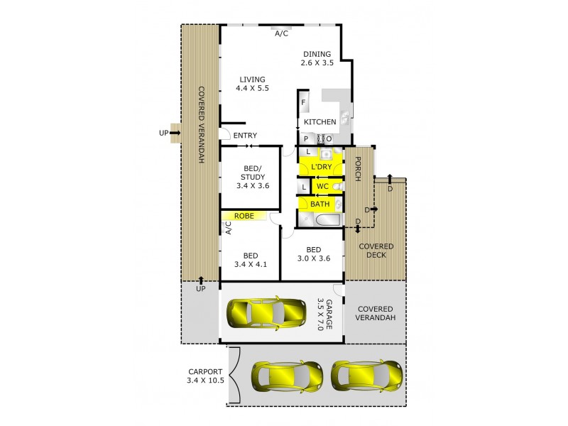 41 Beacon Point Road, Clifton Springs VIC 3222 Floorplan