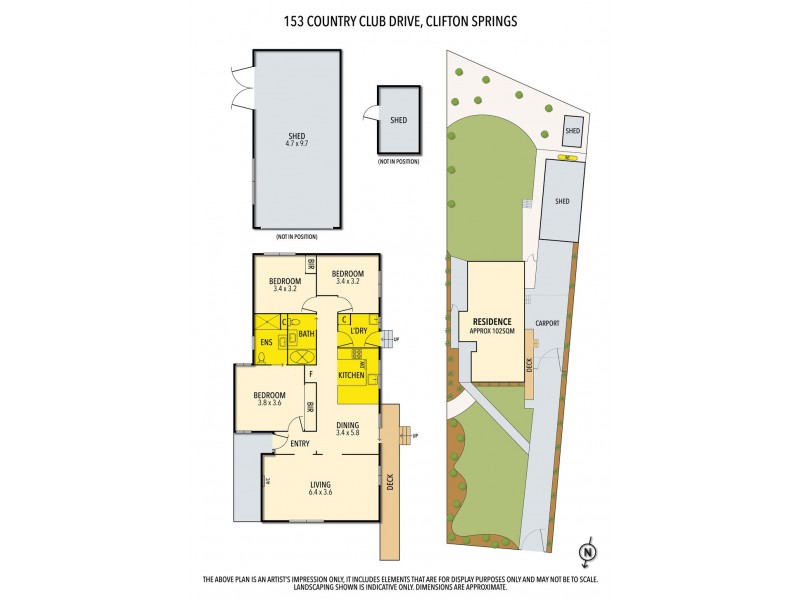 153 Country Club Drive, Clifton Springs VIC 3222 Floorplan
