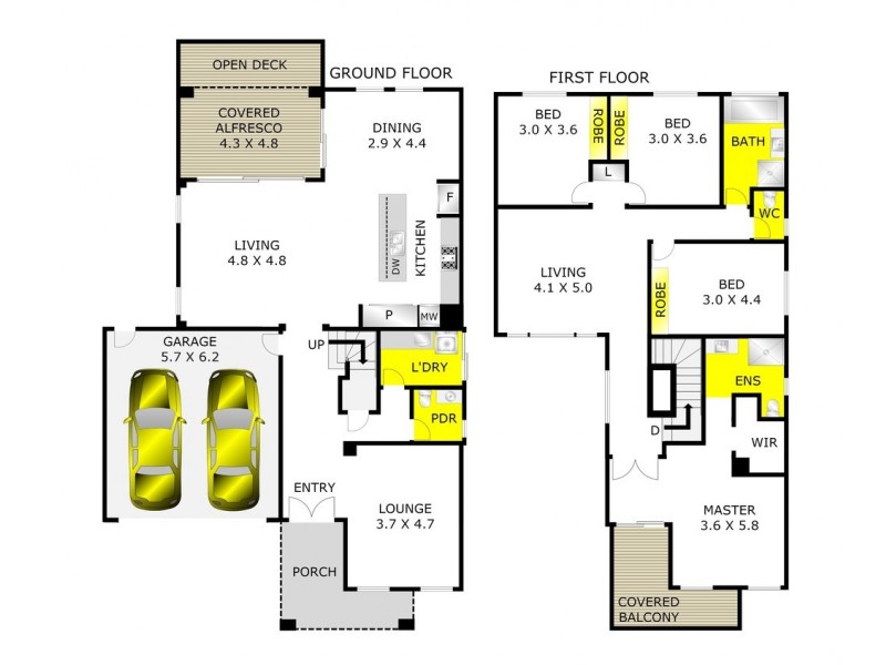 15 Cameo Court, Clifton Springs VIC 3222 Floorplan