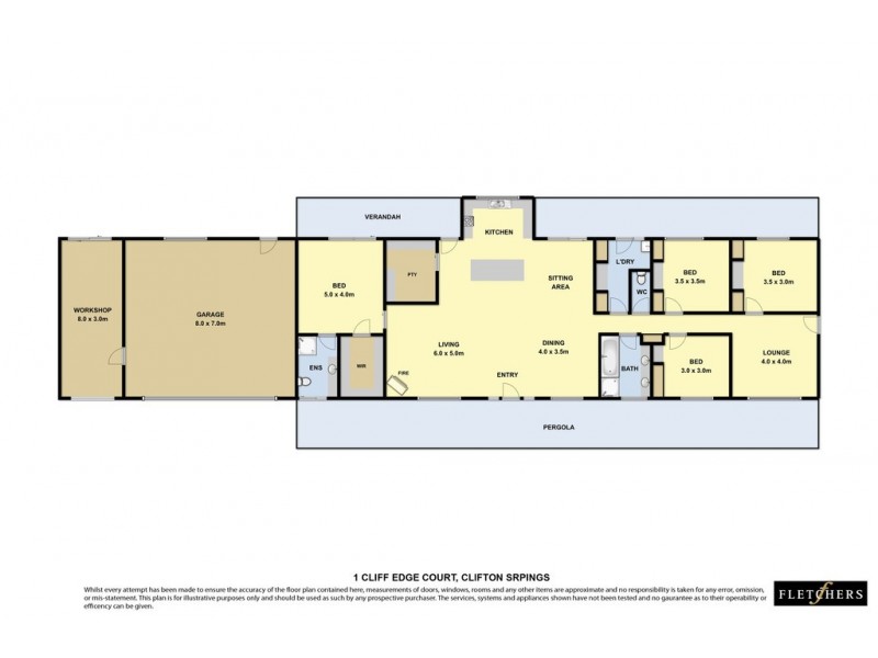 1 Cliff Edge Court, Clifton Springs VIC 3222 Floorplan