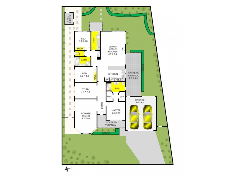 22 Gwinganna Drive, Clifton Springs VIC 3222 Floorplan