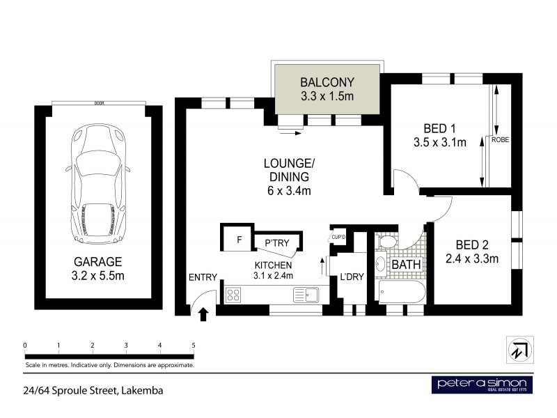 24/64 Sproule Street, Lakemba NSW 2195 Floorplan