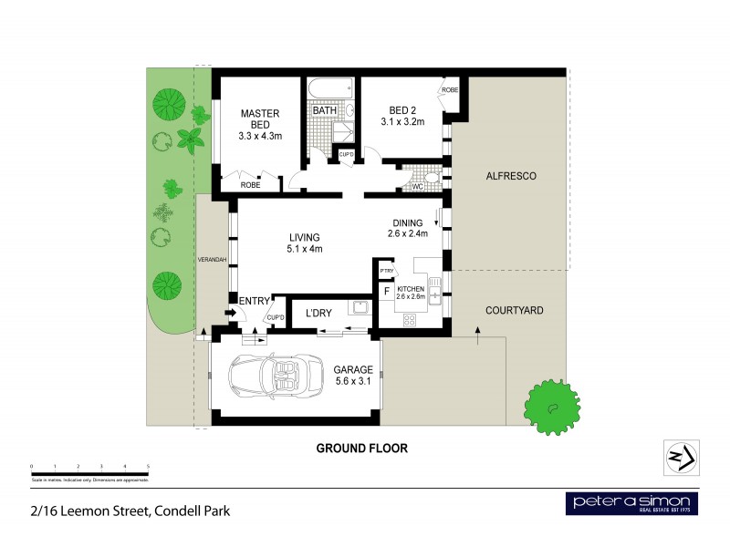 2/16 Leemon St, Condell Park NSW 2200 Floorplan