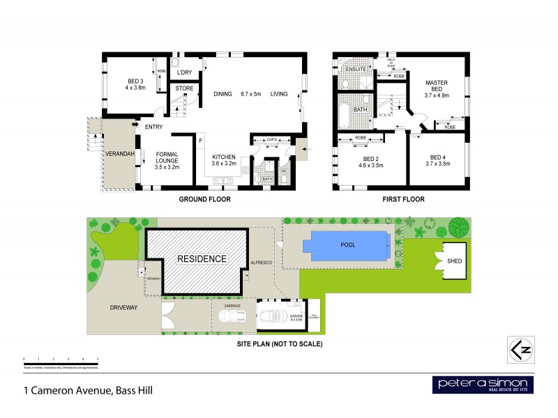 1 Cameron Avenue, Bass Hill NSW 2197 Floorplan