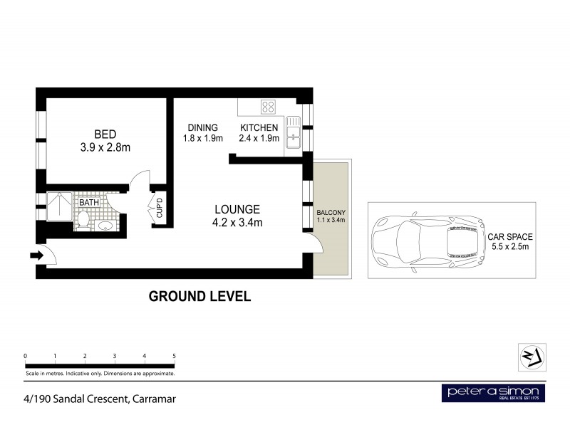 4/190 Sandal Crescent, Carramar NSW 2163 Floorplan