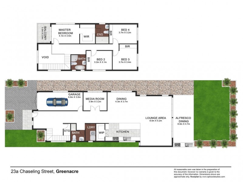 23 Chaseling Street, Greenacre NSW 2190 Floorplan