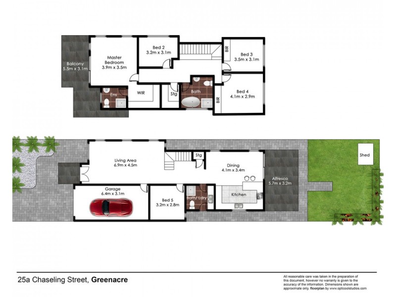 25a Chaseling Street, Greenacre NSW 2190 Floorplan
