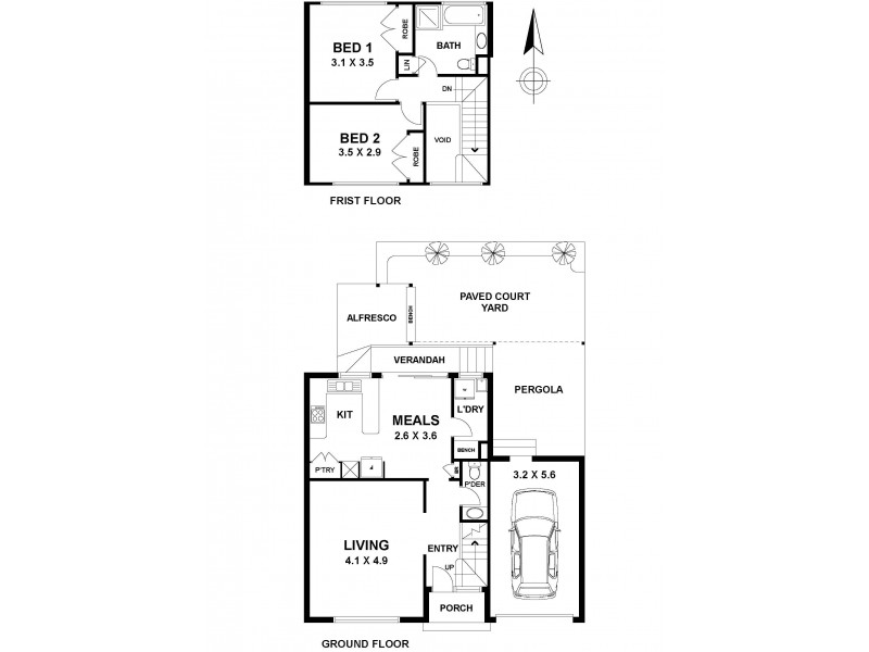 6/309-315 Mickleham Road, Westmeadows VIC 3049 Floorplan