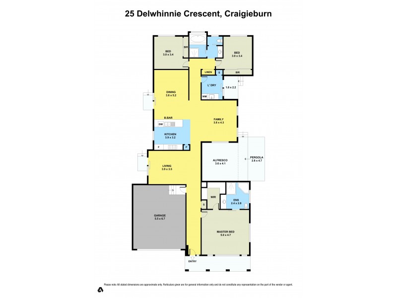25 Dalwhinnie Crescent, Craigieburn VIC 3064 Floorplan
