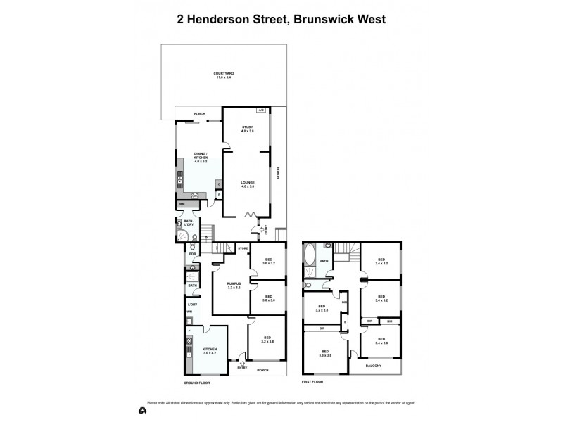 2 Henderson Street, Brunswick West VIC 3055 Floorplan