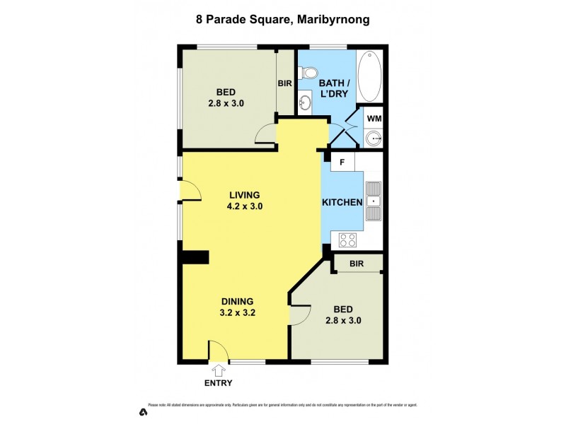 8 Parade Square, Maribyrnong VIC 3032 Floorplan