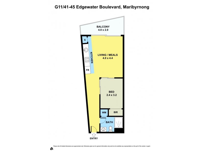 G11/41-45 Edgewater Boulevard, Maribyrnong VIC 3032 Floorplan