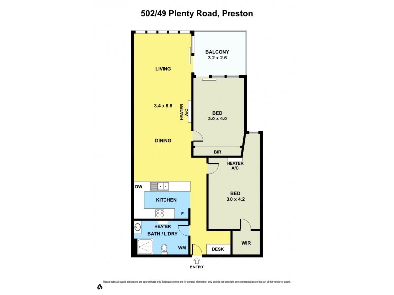 502/49 Plenty Road, Preston VIC 3072 Floorplan
