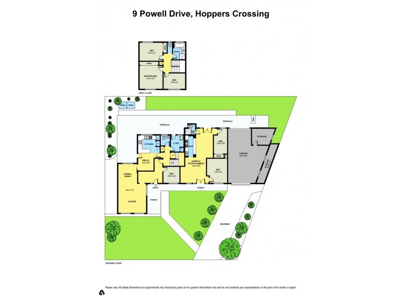 9 Powell Drive, Hoppers Crossing VIC 3029 Floorplan