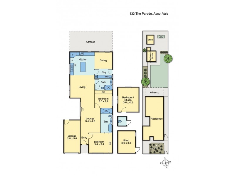 133 The Parade, Ascot Vale VIC 3032 Floorplan
