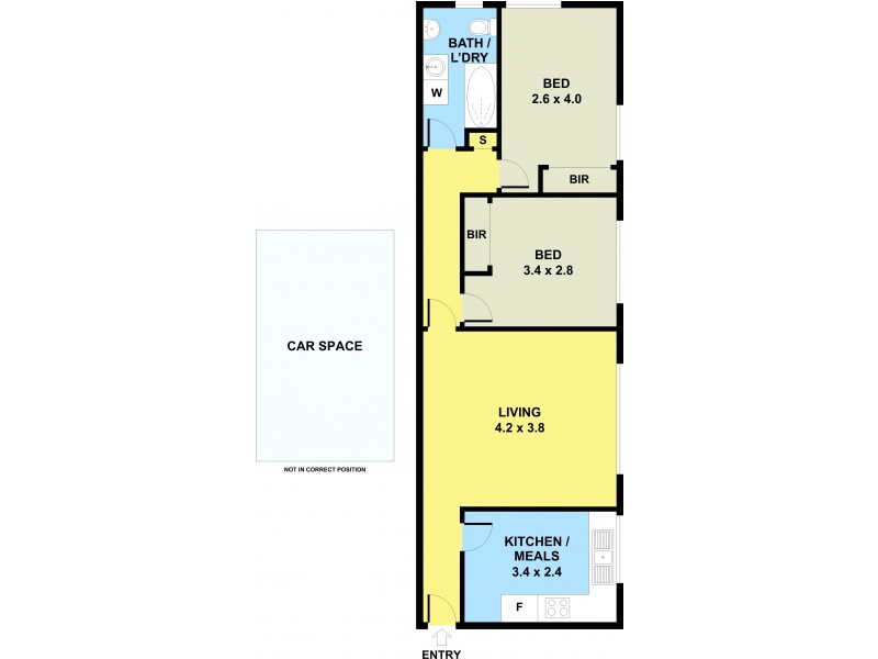 3/44 North Street, Ascot Vale VIC 3032 Floorplan