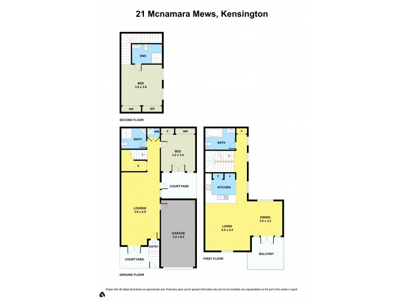 21 McNamara Mews, Kensington VIC 3031 Floorplan