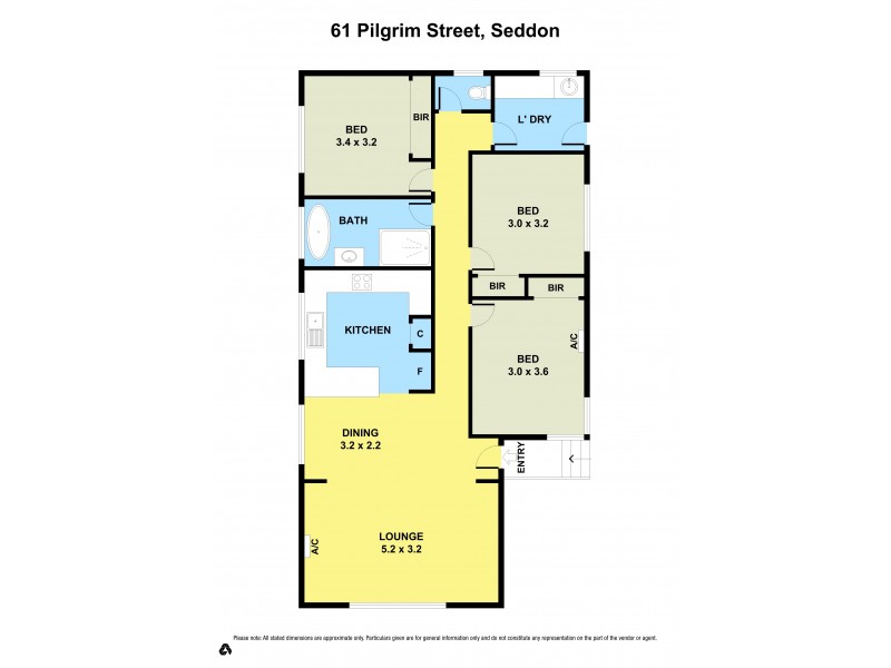 61 Pilgrim Street, Seddon VIC 3011 Floorplan