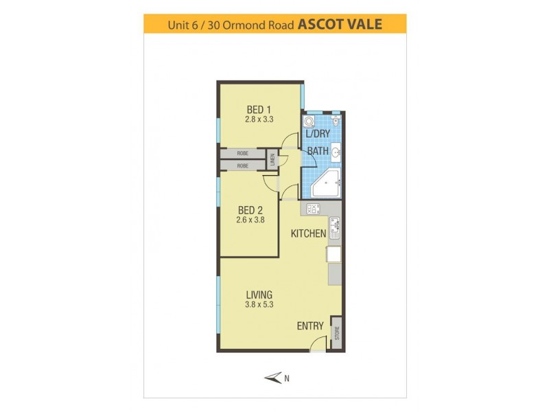 6/30 Ormond Road, Ascot Vale VIC 3032