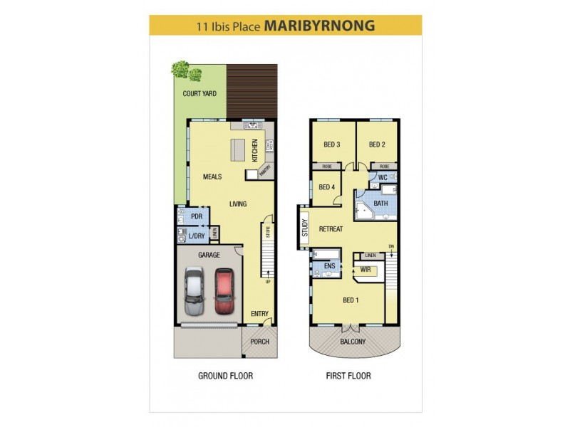 11 Ibis Place, Maribyrnong VIC 3032 Floorplan