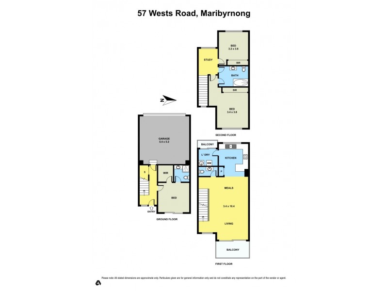 57 Wests Road, Maribyrnong VIC 3032 Floorplan