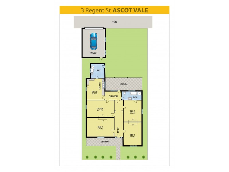 3 Regent Street, Ascot Vale VIC 3032 Floorplan