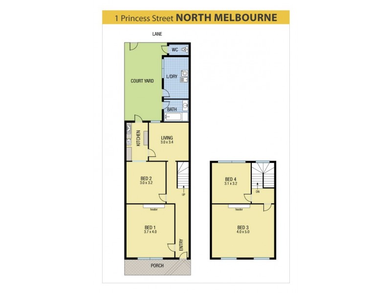 1 Princess Street, North Melbourne VIC 3051 Floorplan