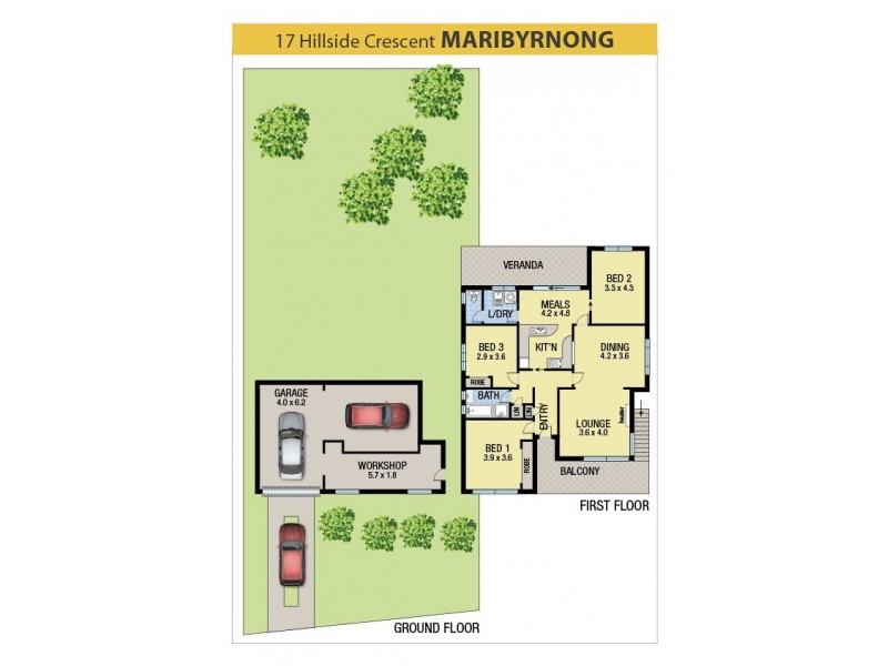 17 Hillside Crescent, Maribyrnong VIC 3032 Floorplan