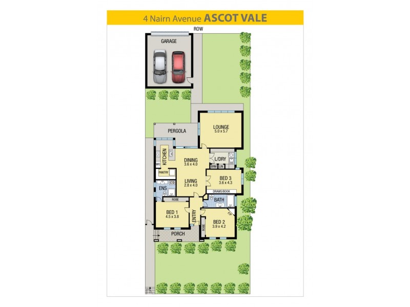 4 Nairn Avenue, Ascot Vale VIC 3032 Floorplan