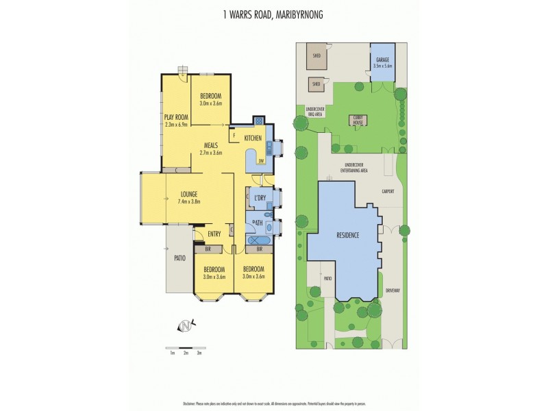1 Warrs Road, Maribyrnong VIC 3032 Floorplan
