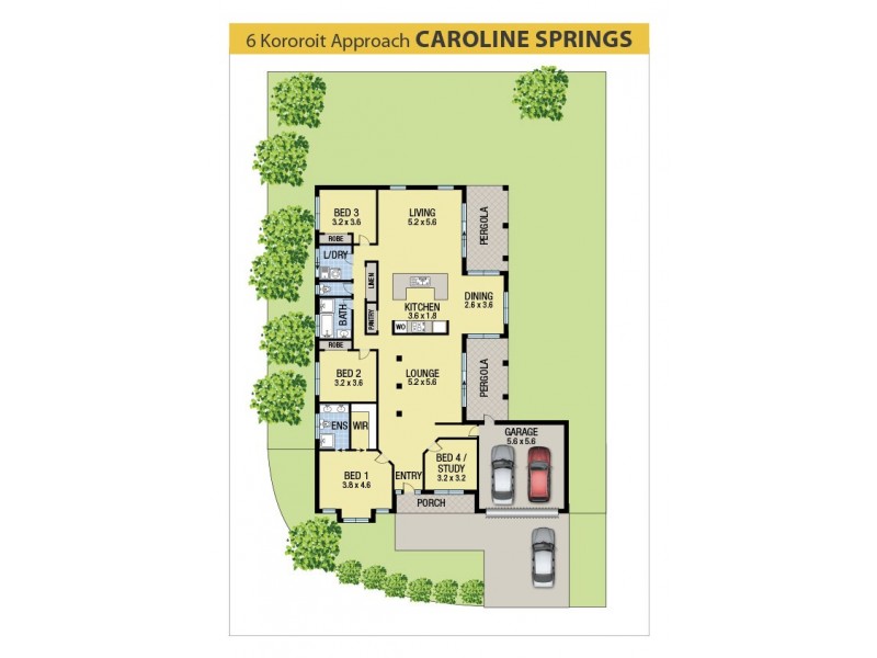 6 Kororoit Approach, Caroline Springs VIC 3023 Floorplan