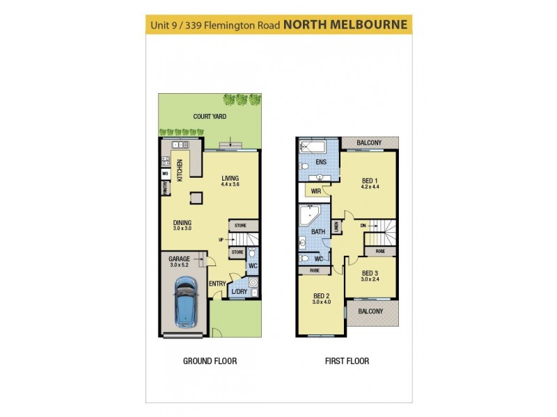 9/339 Flemington Road, North Melbourne VIC 3051 Floorplan