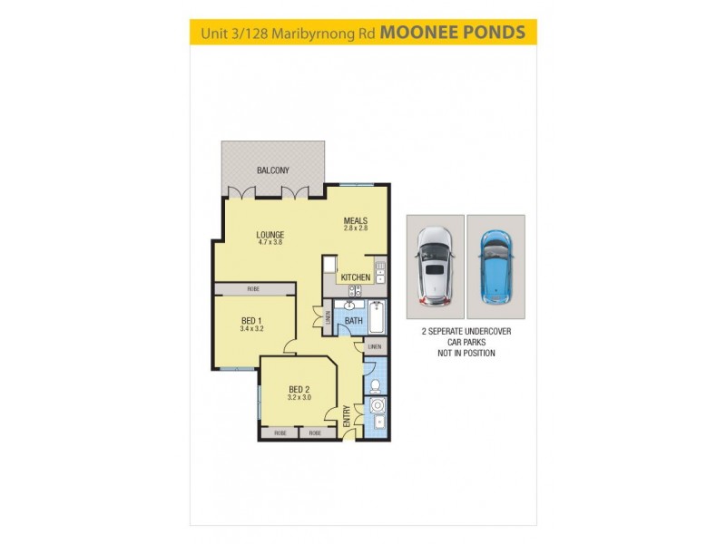 3/128 Maribyrnong Road, Moonee Ponds VIC 3039 Floorplan