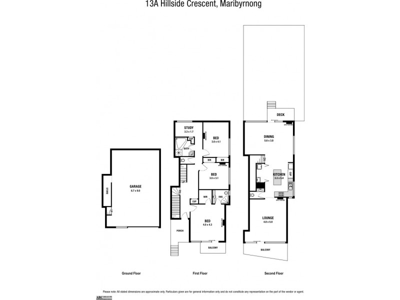 13a Hillside Crescent, Maribyrnong VIC 3032 Floorplan