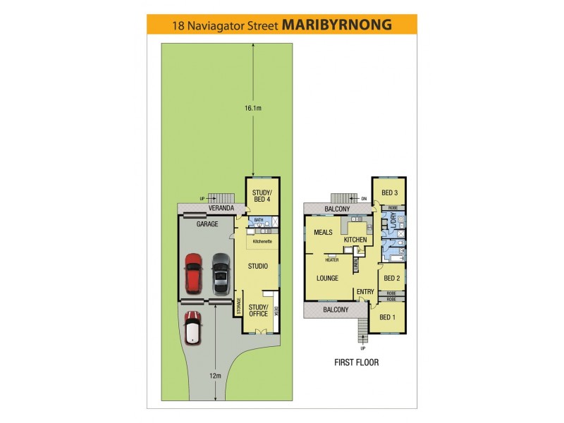 18 Navigator Street, Maribyrnong VIC 3032 Floorplan
