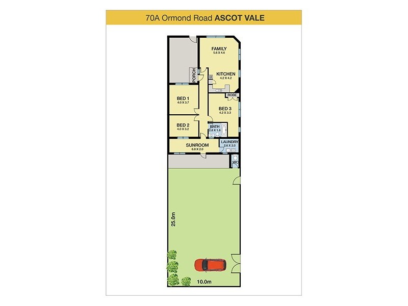 70a Ormond Road, Ascot Vale VIC 3032 Floorplan