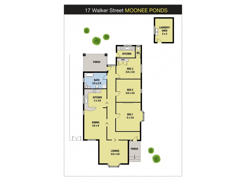 17 Walker Street, Moonee Ponds VIC 3039 Floorplan