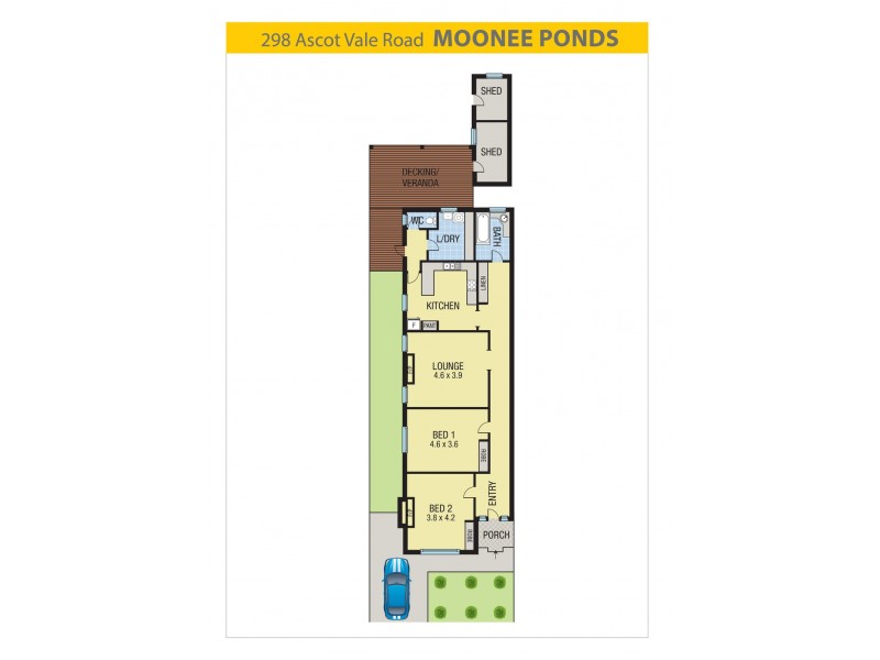 298 Ascot Vale Road, Moonee Ponds VIC 3039 Floorplan