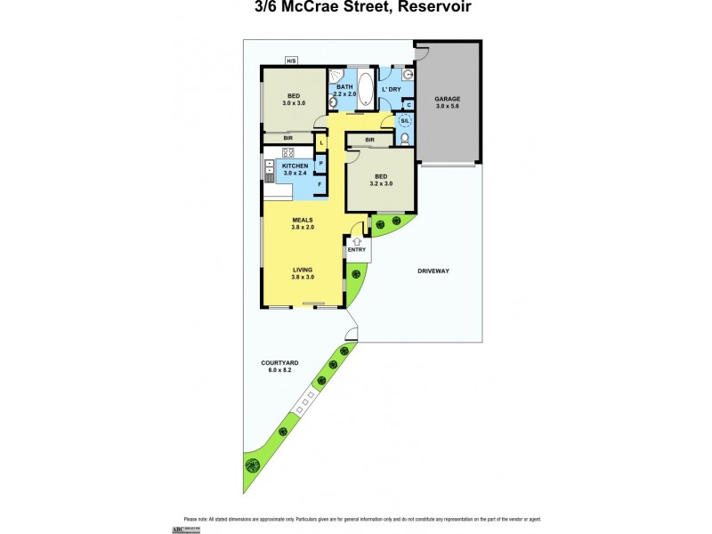 3/6 McCrae Street, Reservoir VIC 3073 Floorplan